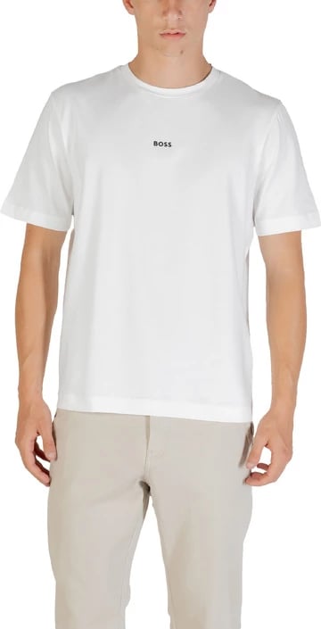 Maicë Boss për meshkuj, e bardhë