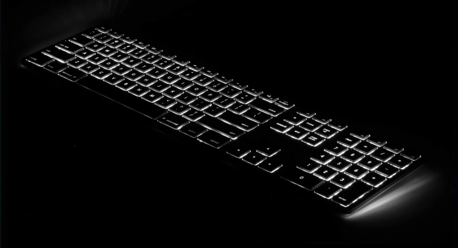 Tastierë Matias FK318L për Mac, alumini, me ndriçim RGB, Gri