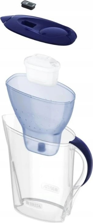 Filtruese uji BRITA Marella me 3 filtra Maxtra Pro PP, 2.4L, Blu