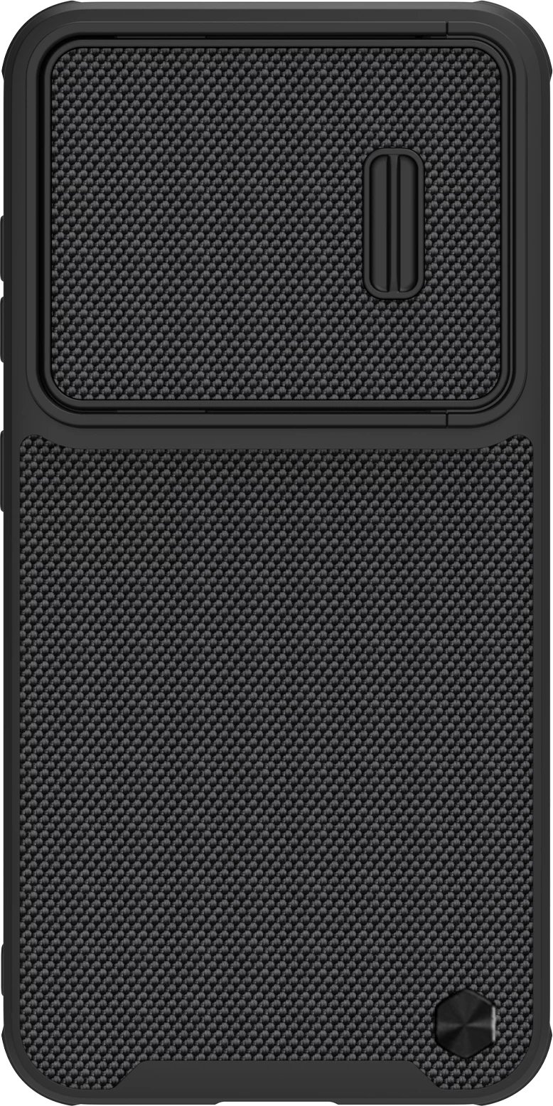 Mbështjellës Nillkin Textured S Case për Samsung Galaxy S23+, me kapak kamere, e zezë