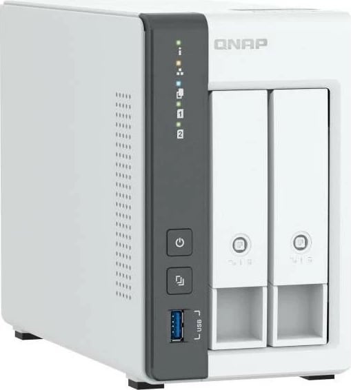 NAS Qnap TS-216G, 4GB RAM, 12TB, i bardhë