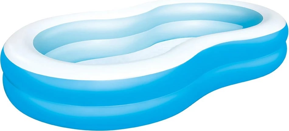 Pishinë fryrëse familjare, Bestway Big Lagune, 262x157x46 cm, 544 L, blu
