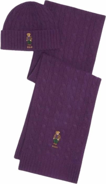 Set kapelë e shall Polo Ralph Lauren, lejla