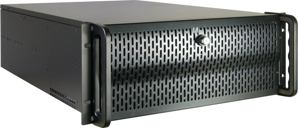 Kasë serveri IC Intracom Inter-Tech IPC 4U-4129L, 4U, ATX/EATX/micro ATX, metallic silver