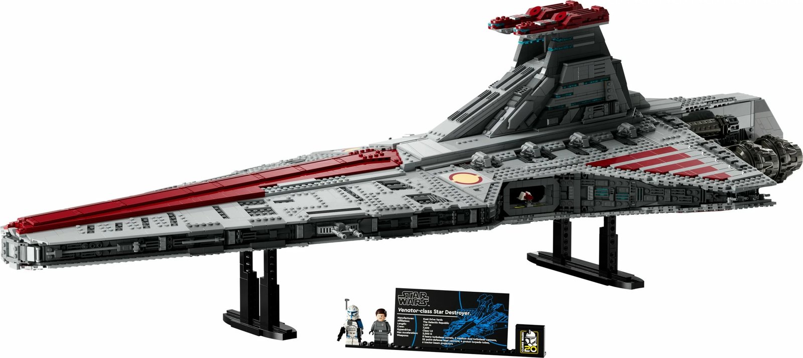 Set ndërtimi LEGO Star Wars Venator-Class Republic Attack Cruiser, 5374 pjesë, plastikë, shumëngjyrësh