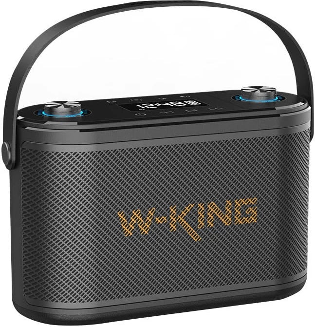 Altoparlant portativ Bluetooth W-KING H10 S, 80W me mikrofon, i zi
