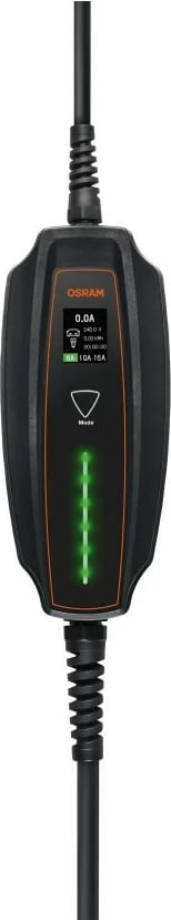 Karikues mobil OSRAM BATTERYCHARGE 7PIN 3.6KW për vetura elektrike, i zi