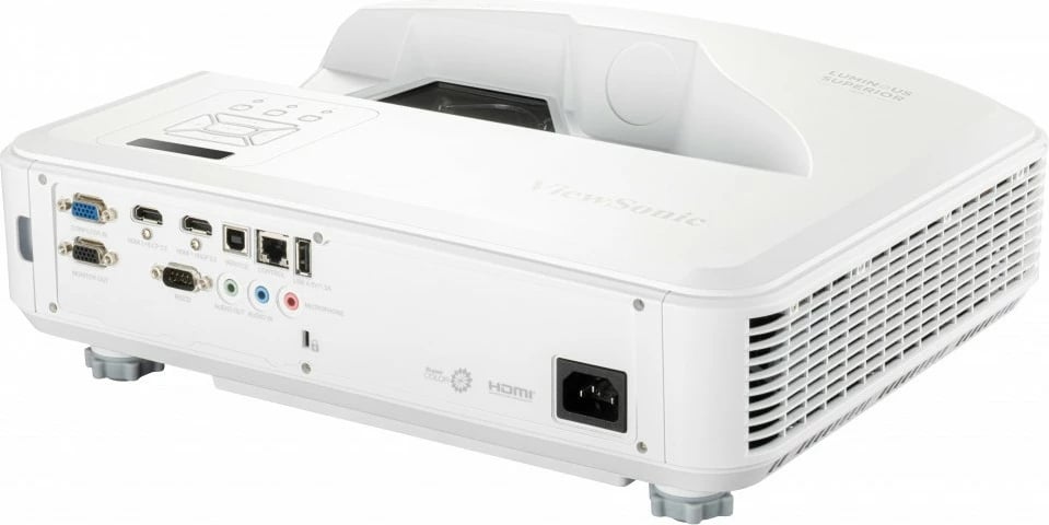 Projektor ultra short throw Viewsonic LS832WU, 5000 ANSI lumens, WUXGA, i bardhë