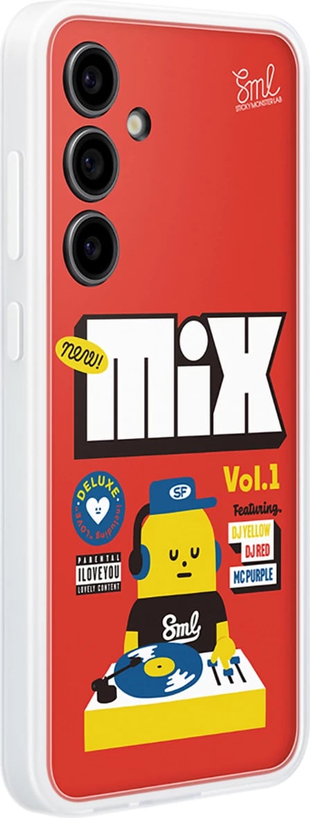Mbështjellës Samsung Flipsuit Case EF-MS721CREGWW për Galaxy S24 FE, i kuq