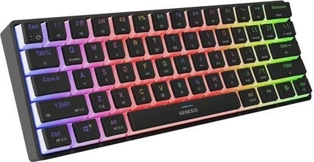 Tastierë Genesis Thor 660 G2 RGB, Gateron Red, e zezë