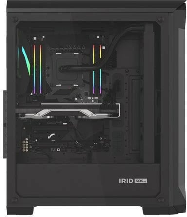 Kasë Genesis Irid 505 V2, Midi Tower, ATX/Micro ATX/Mini ITX, e zezë