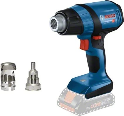 Pistoletë termike Bosch GHG 18V-50 Professional, pa kabllo, 2 nivele temperature, LED, blu