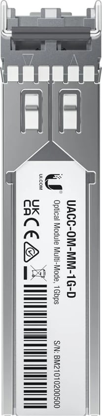 Modul transceiver Ubiquiti UACC-OM-MM-1G-D-2, Fibër optike, 1250 Mbit/s, Inoks, 2 copë