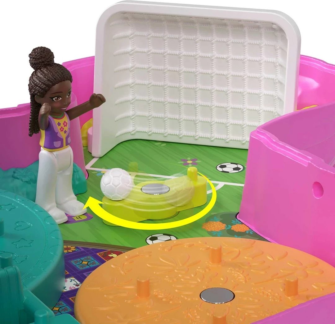 Set lodrash Polly Pocket Piñata Party Compact, MATTEL, HKV32, shumëngjyrëshe