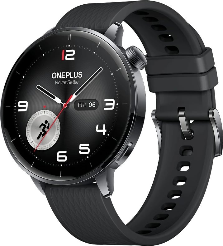 Smartwatch OnePlus Watch 3, 43mm, AMOLED, 60 orë bateri, i zi