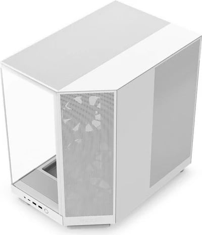Kasë NZXT H6 Flow, Midi Tower, xham i temperuar, e bardhë