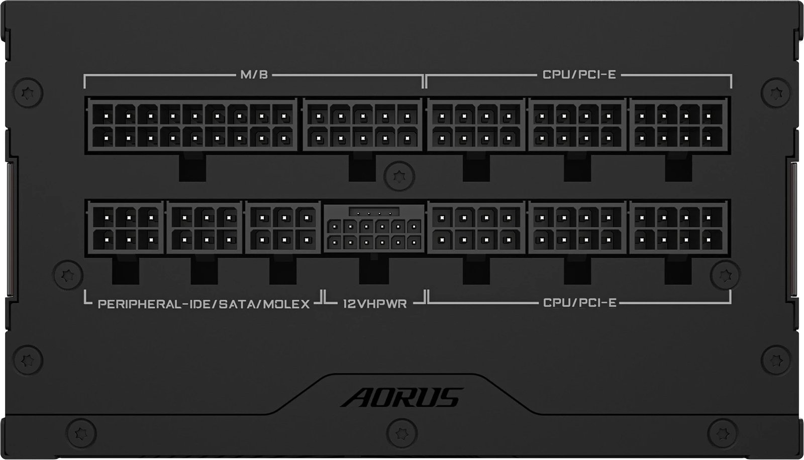 Furnizues Gigabyte AORUS ELITE P850W, PCIe 5.0, 80 PLUS Platinum, Dizajn plotësisht modular, Ventilator 120mm, ATX 3.0, 850 W