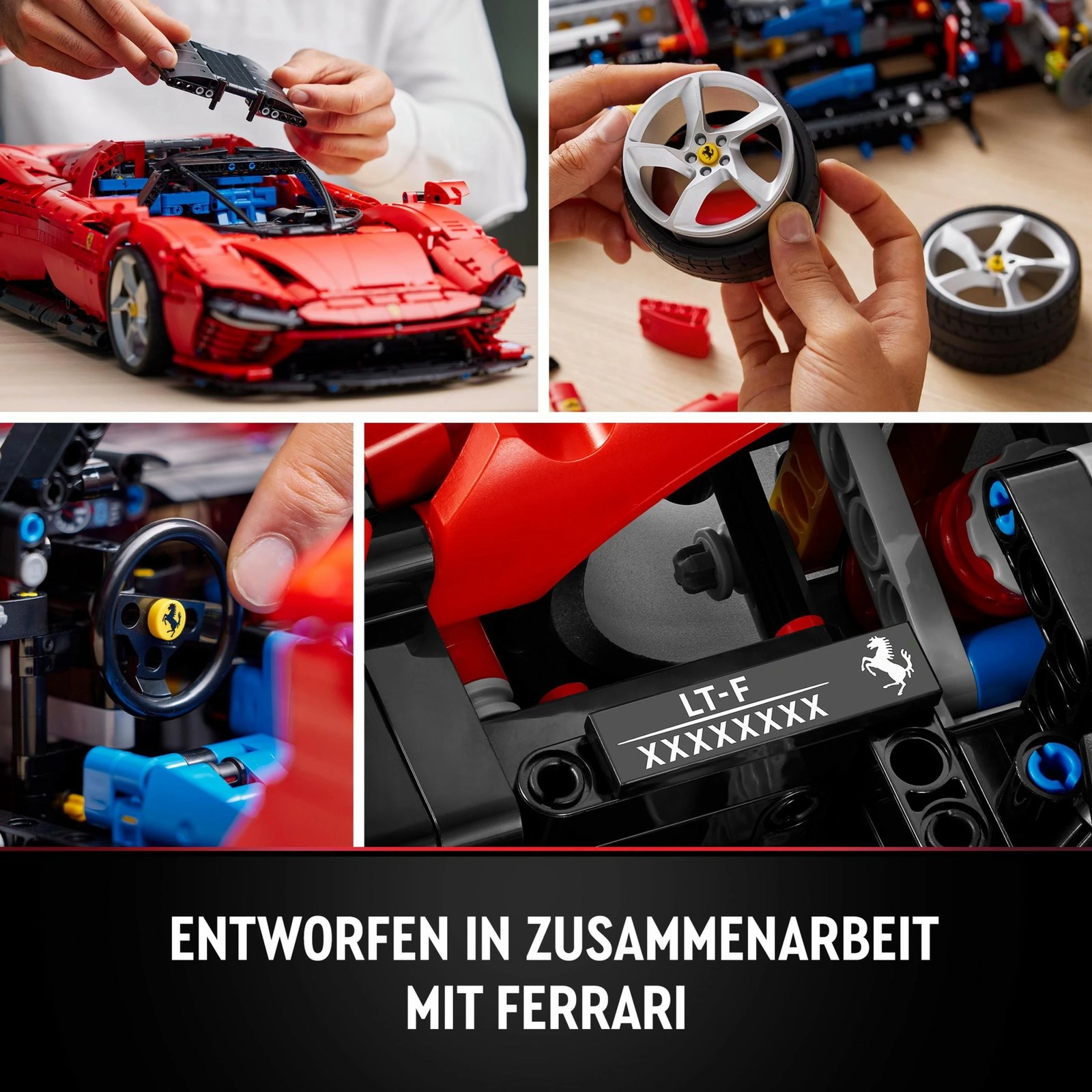 Set ndërtimi LEGO Technic Ferrari Daytona SP3, 3778 pjesë, plastikë, 6.99 kg Set ndërtimi LEGO Technic Ferrari Daytona SP3, 3778 pjesë, plastikë, 6.99 kg