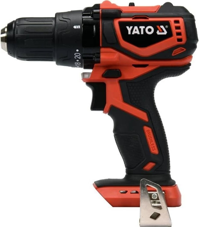 Makine shpimi Yato YT-82795, 2000 RPM, pa çelës, 1.2 kg, Zi, Kuqe