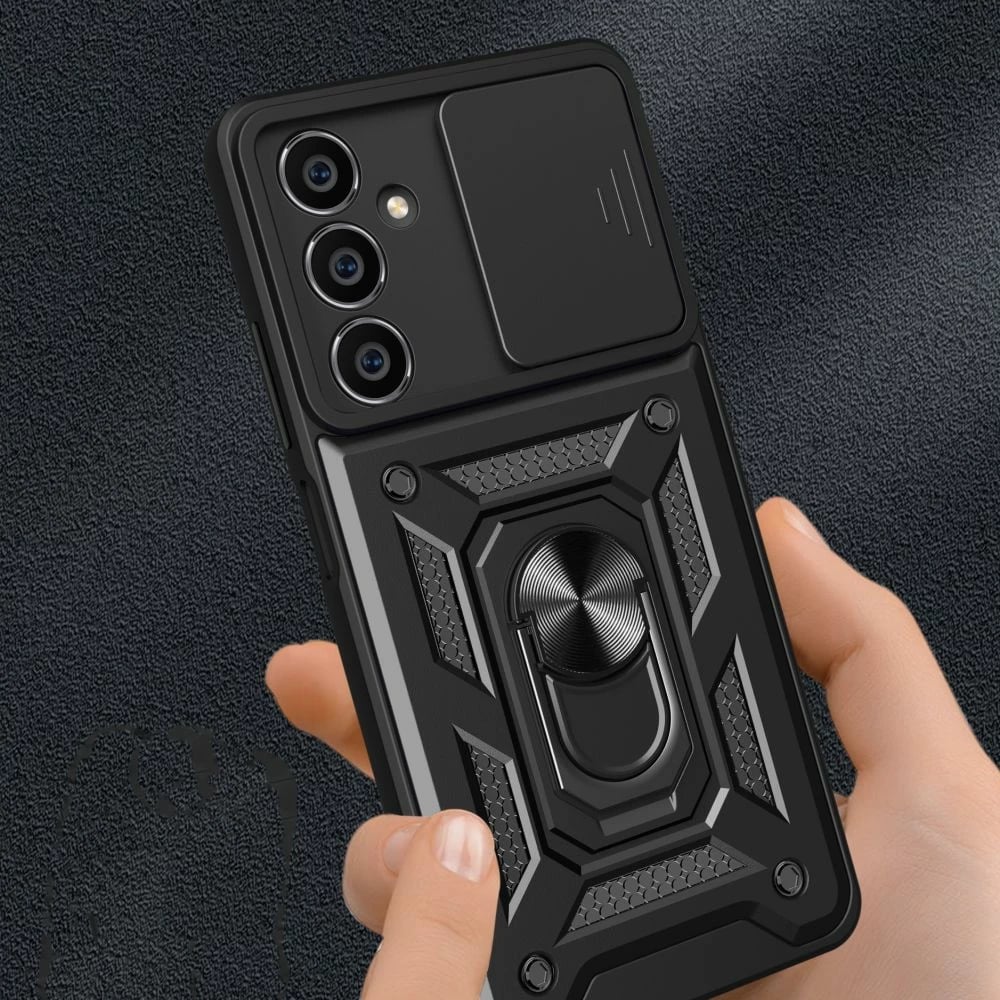 Mbështjellës Tech-Protect CamShield Pro për Samsung Galaxy S23 FE, i zi