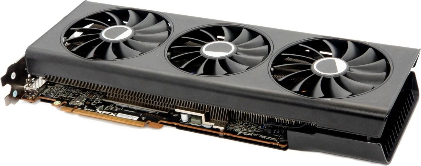 Kartelë grafike XFX RX 7700 XT 12GB Speedster QICK319, GDDR6, 3 ventilatorë, e zezë