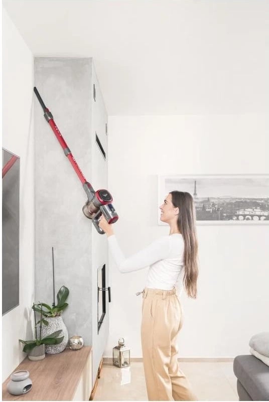 Fshesë pa tela ETA Fenix Ergonomic, e kuqe