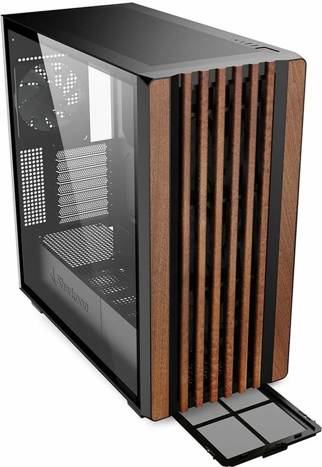 Kasë Sharkoon Rebel C70G RGB midi tower, e zezë