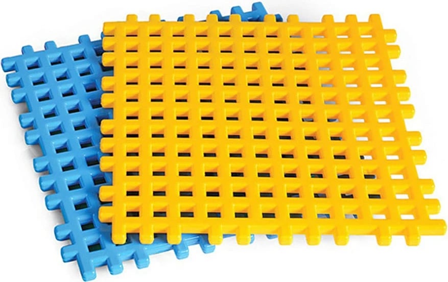 Blloqe ndërtimi Marioinex Waffle Base 2, plastikë, 2 copë, shumëngjyrëshe