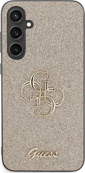 Mbështjellës Guess Glitter Script Big 4G për Samsung Galaxy S23 FE, TPU, Ari