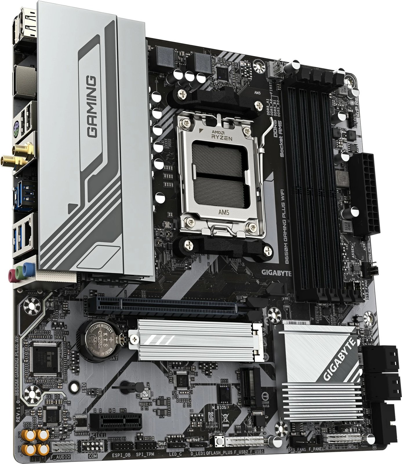 Pllakë amë Gigabyte B650M Gaming Plus WF, AM5, mATX, DDR5, WiFi