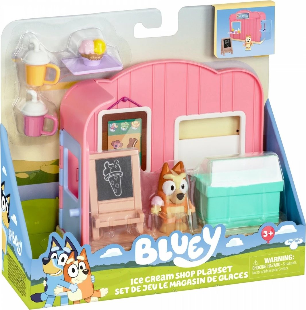 Set lodrash Bluey Mini Ice Cream Shop, Tm Toys, BLU17553, plastikë, për fëmijë, shumëngjyrësh