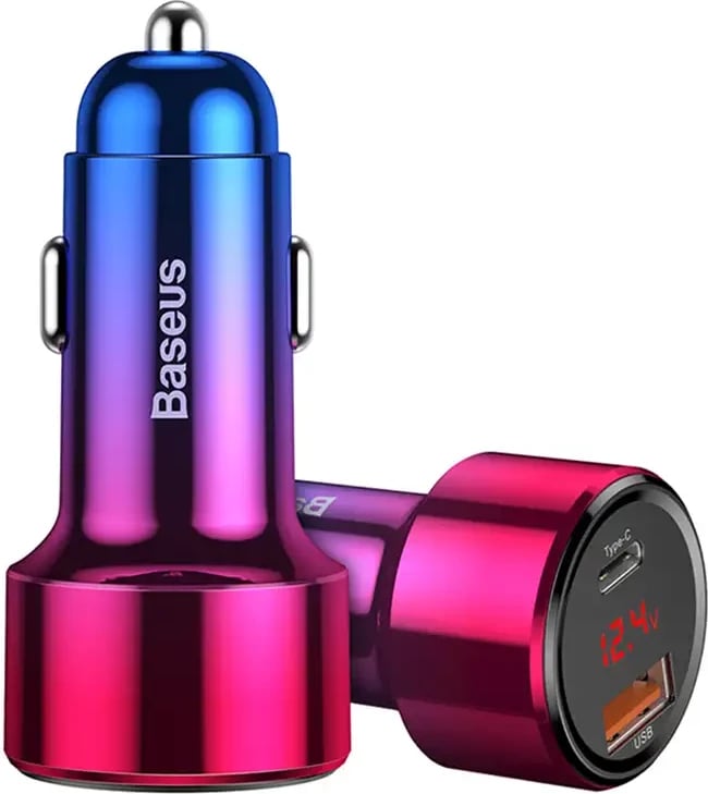 Karikues makine Baseus Magic Series CCMLC20C-09, 45W, USB-C & USB-A, kuq-blu