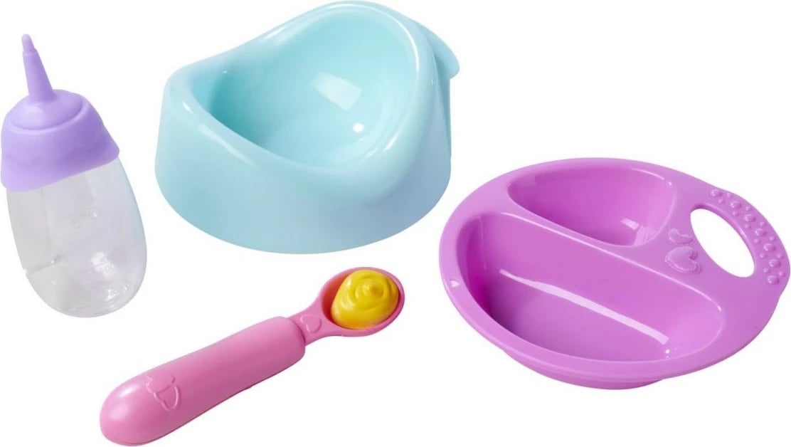 Kukull Simba New Born Baby Hungry Baby 38 cm me aksesorë, rozë