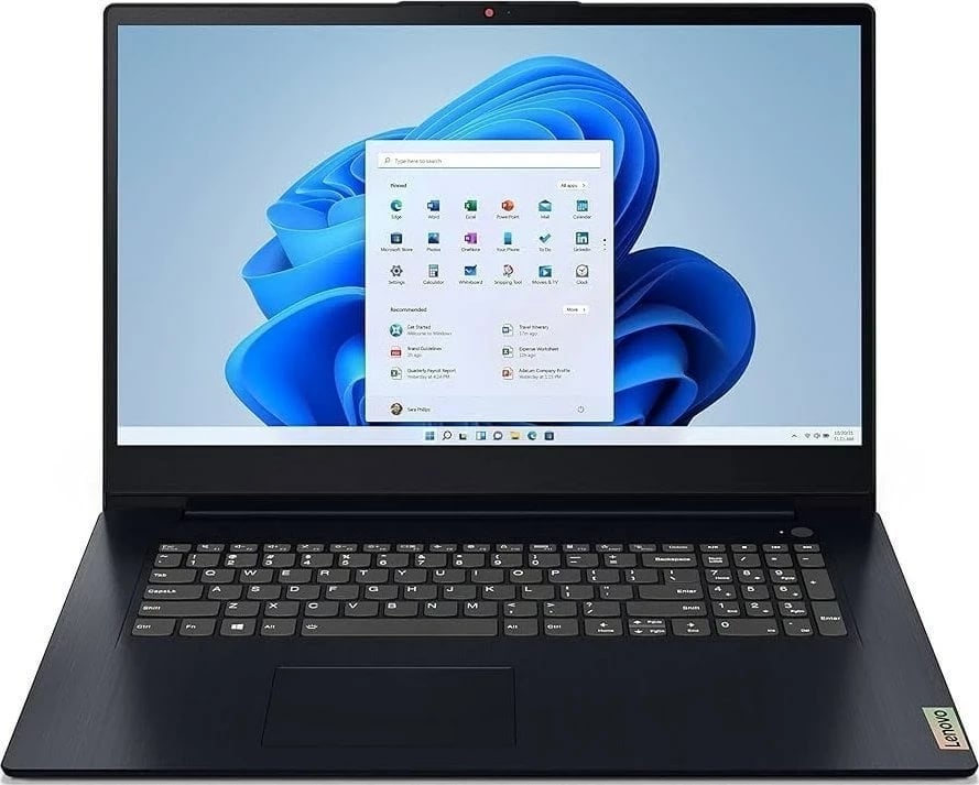Laptop Lenovo IdeaPad 3 17IAU7, 17.3", Intel Core i3-1215U, 8 GB RAM, 512 GB SSD, Abyss Blue