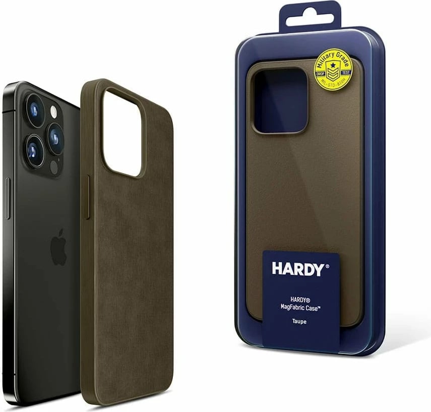 Mbështjellës telefoni 3MK HARDY MagFabric, Taupe Mbështjellës telefoni 3MK HARDY MagFabric, Taupe