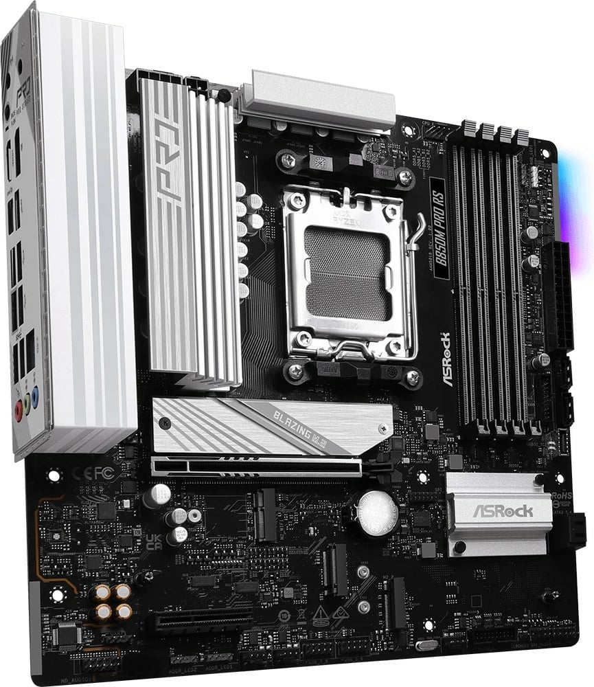 Pllakë amë ASRock B850M PRO RS, Socket AM5, 4x DDR5, micro ATX