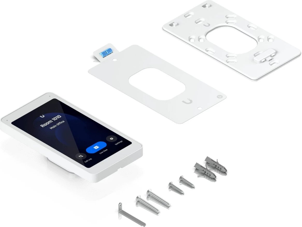 Monitor Ubiquiti UA-Intercom-Viewer për interkom, 5" ekran, i bardhë