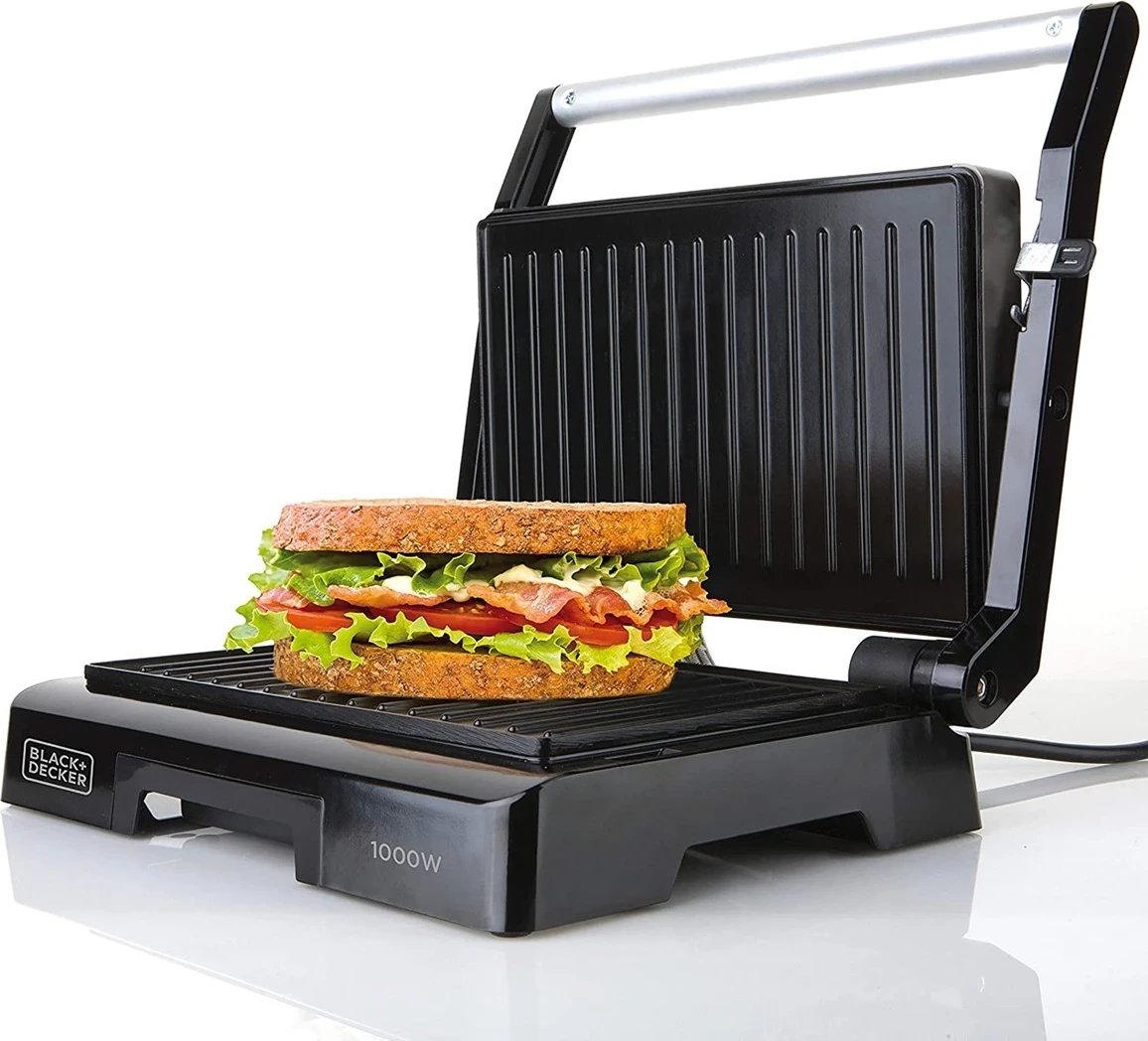 Grill Elektrik Black+Decker BXGR1000E, 1000W Grill Elektrik Black+Decker BXGR1000E, 1000W