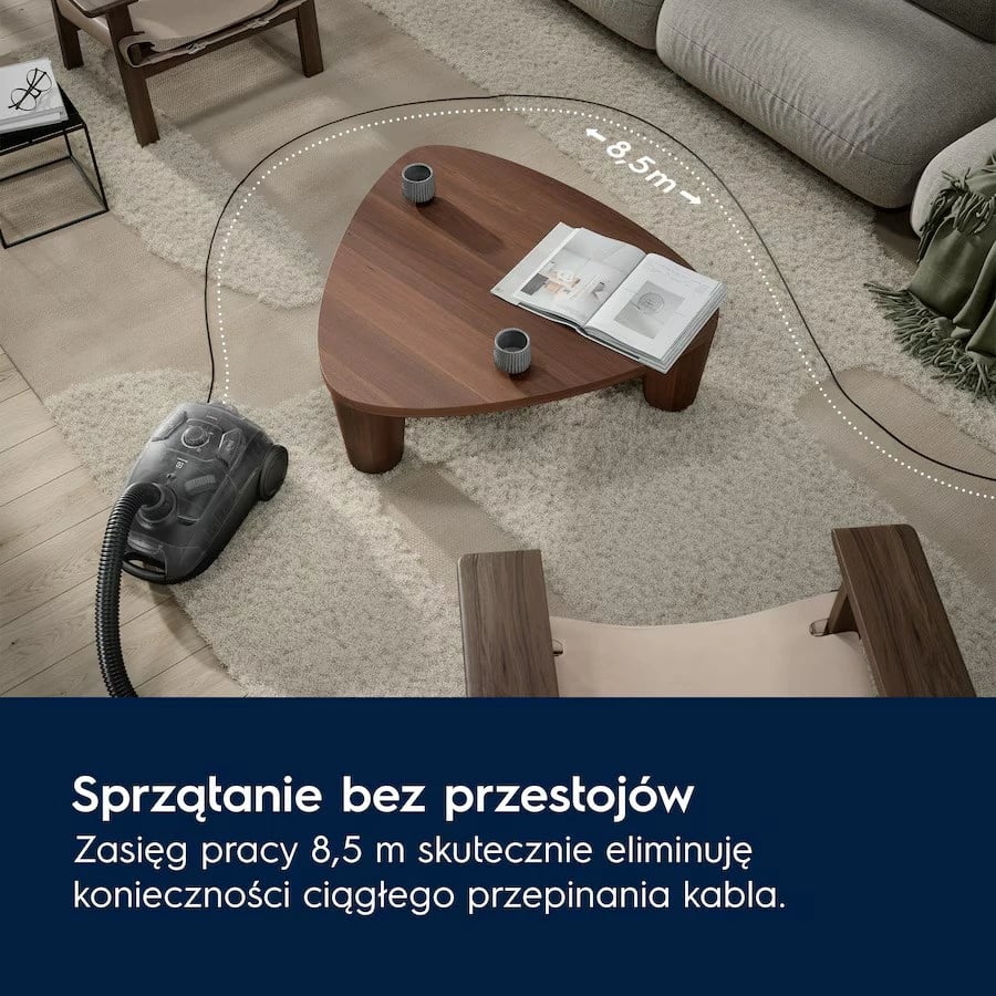 Fshesë me thasë Electrolux EB51C1OG, 750 W, Blu