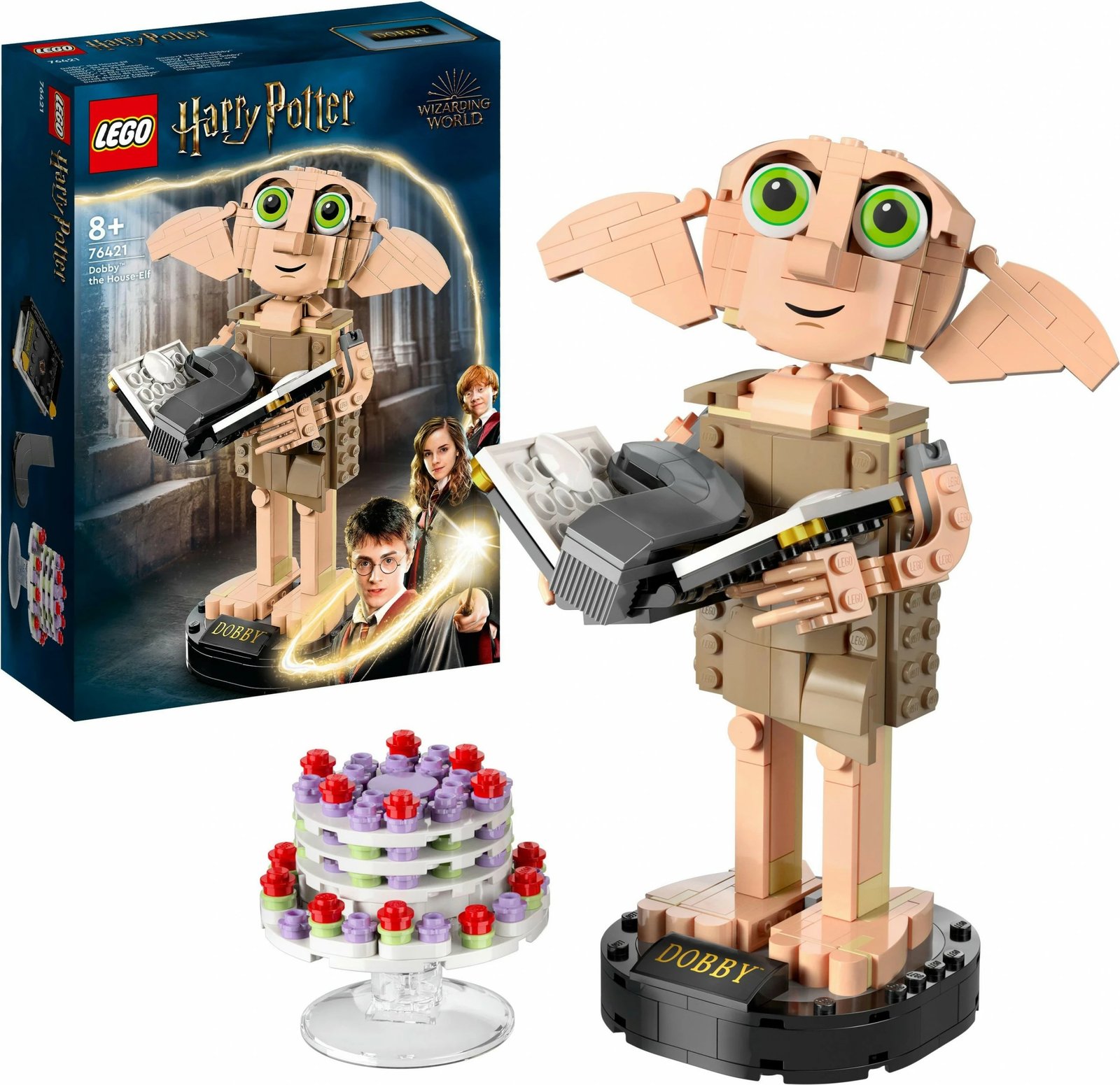 Set ndërtimi LEGO Harry Potter Dobby, 403 pjesë, shumëngjyrësh