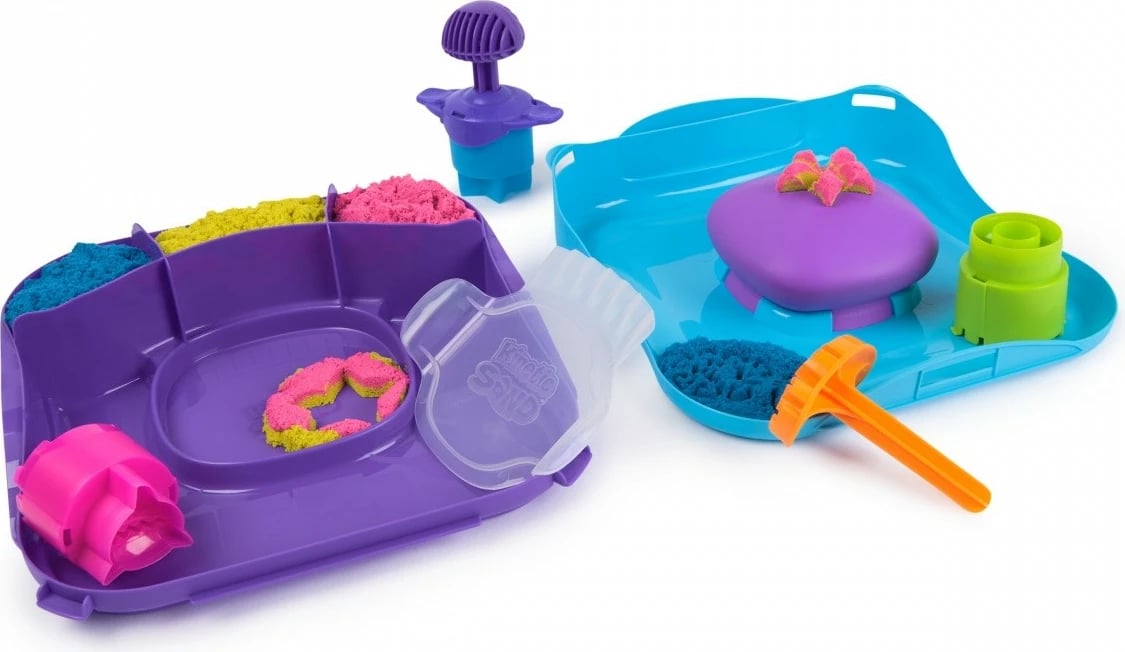 Set rërë kinetike Spin Master Kinetic Sand Moving Shapes, 3 ngjyra