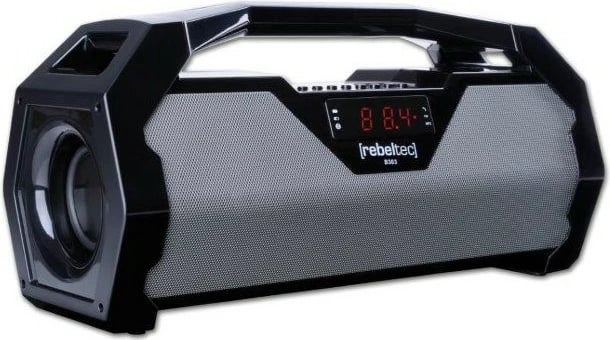 Altoparlant portativ Rebeltec SoundBox 400, Bluetooth, 20W, FM, i zi/argjendtë