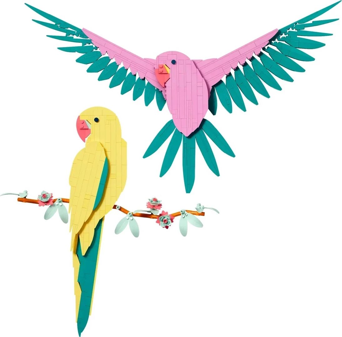 Set LEGO ART 31211, Macaw Parrots