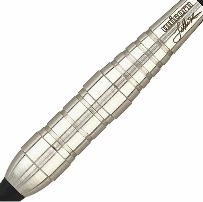 Atlete për dart Unicorn Bullet Stainless Steel - Jelle Klaasen 20g, të zeza dhe të kuqe