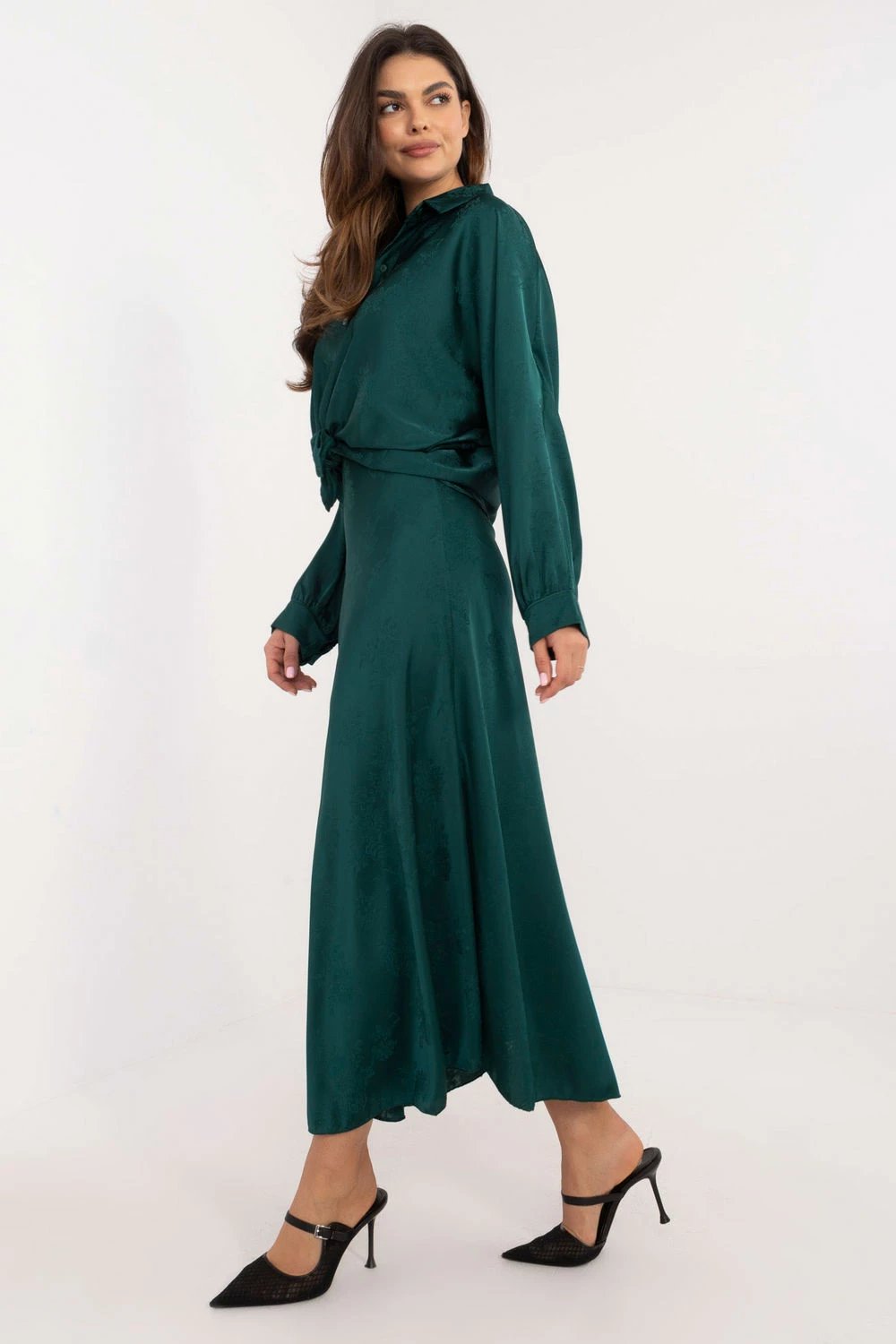 Fustan për femra Italy Moda 202540, e gjelbër