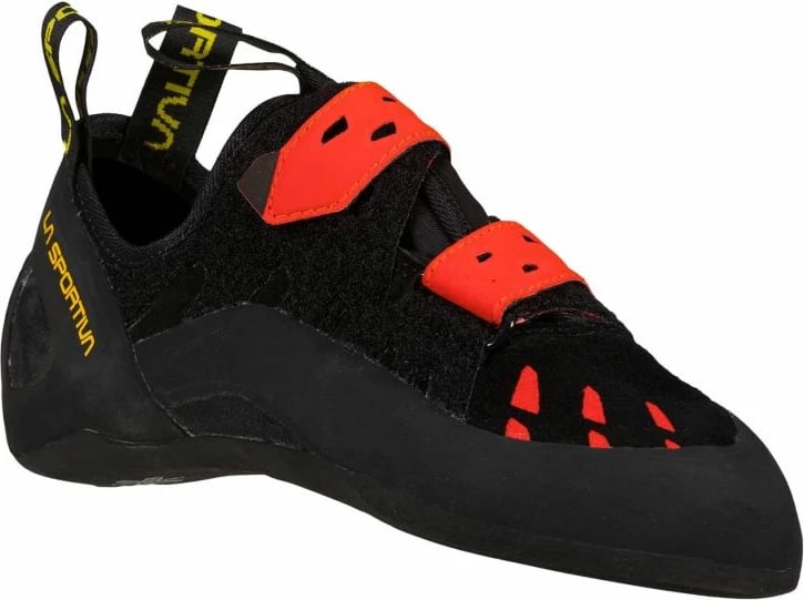 Atlete për ngjitje La Sportiva Tarantula, të zeza dhe të kuqe