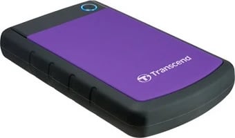 Hard disk i jashtëm Transcend StoreJet 25H3, 4TB, 2.5", USB 3.2 Gen 1, Zi, Vjollcë