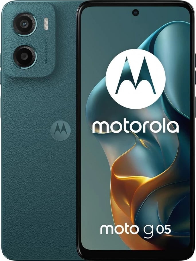 Celular Motorola moto g05, 6.67", Android 15, 4 GB RAM, 128 GB, Gjelbër