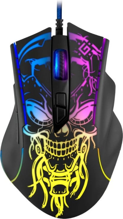 Maus gaming Defender BULLETSTORM GM-928, me kabllo, 7200 DPI, i zi