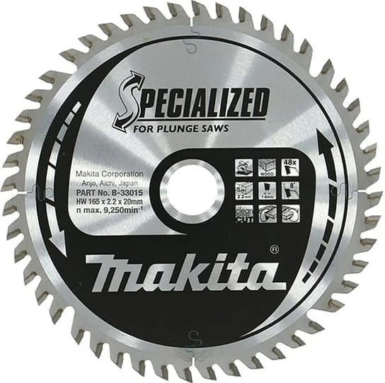 Disk sharrë rrethore Makita B-33015, 16.5 cm, 1 copë